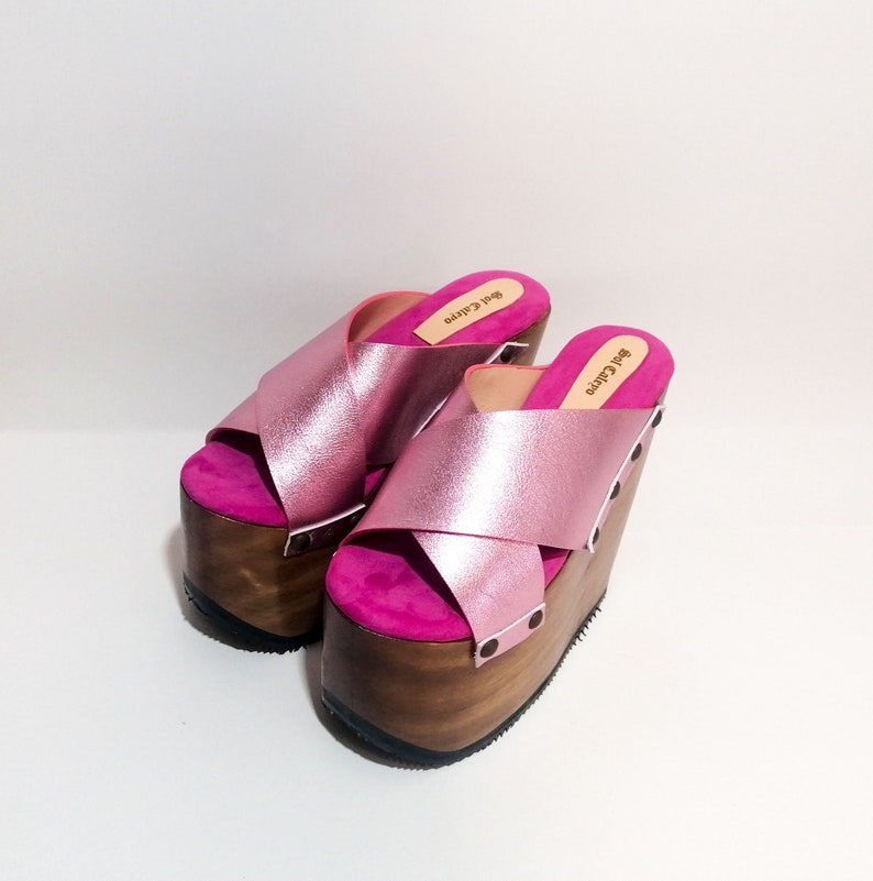 foam platform sandals 90s