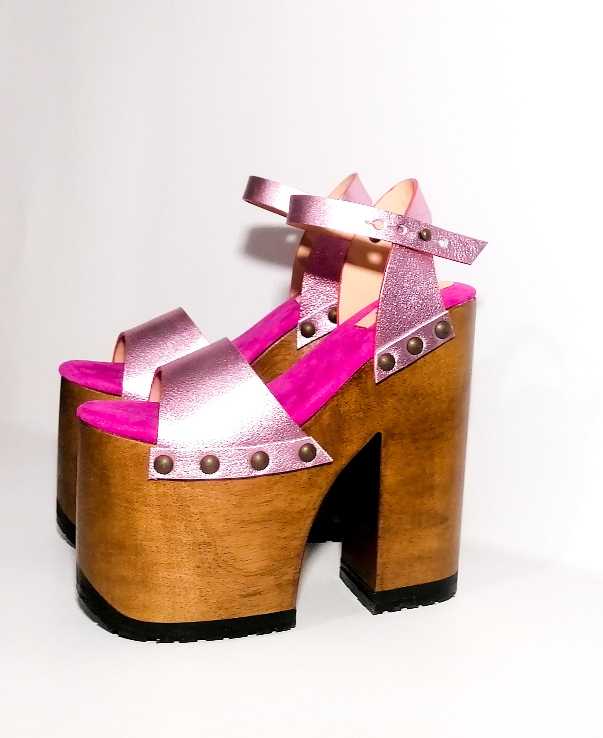platform clog heels