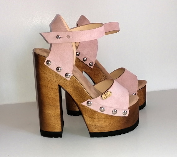 70's platform sandals