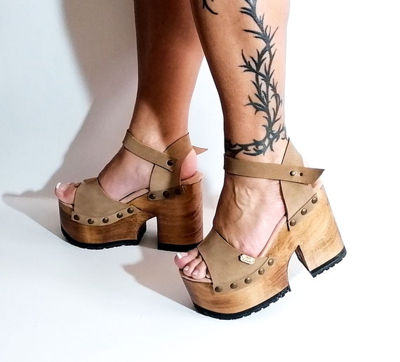 plateau sandalen 90er