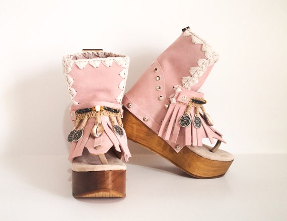 70s platform sandals