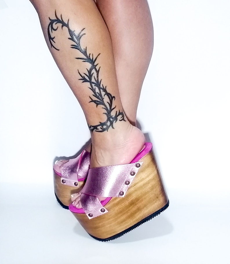 foam platform sandals 90s