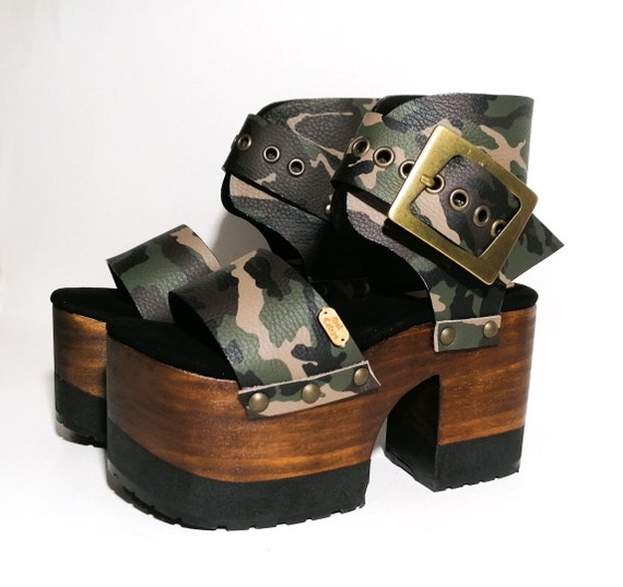 90s Platform 70s Platform Sandals 70s Platform Shoes Etsy Ireland