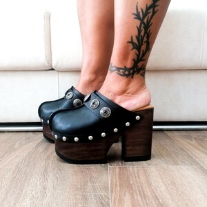 70s platform clogs