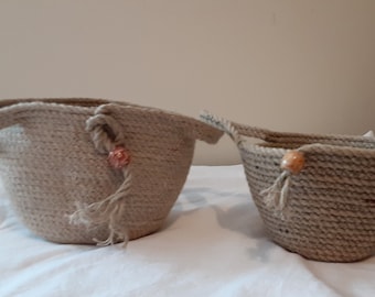 Hemp Rope Basket