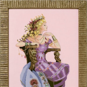 MD155 &quot;Sun Goddess&quot; Mirabilia Design Cross Stitch Chart With Embellishment Pack MD155