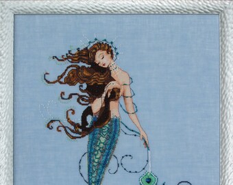 MD151 "Renaissance Mermaid" Mirabilia Design - Complete Xstitch Materials