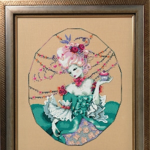 MD166 &quot;BAKER&#39;S WIFE&quot; Mirabilia Chart + Embellishments +Special Threads