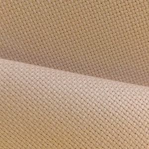 Clearance SALE! 11ct Dark BEIGE  18 x 21 with 10pcs. Anchor Embroidery Floss FREE