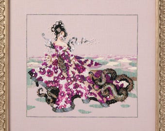 Adia, the Garden Fairy, Mirabilia, Counted Cross Stitch Pattern