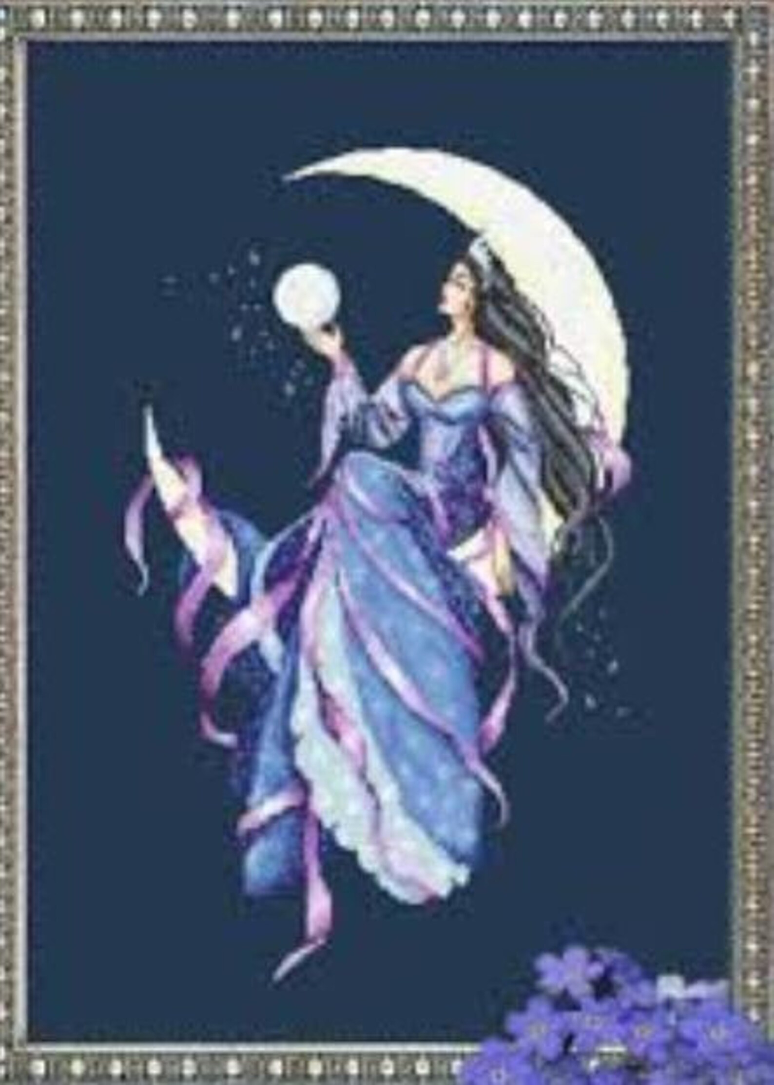 RL37 SELENE Charts With Rainbow Gallery Thread by Passione - Etsy