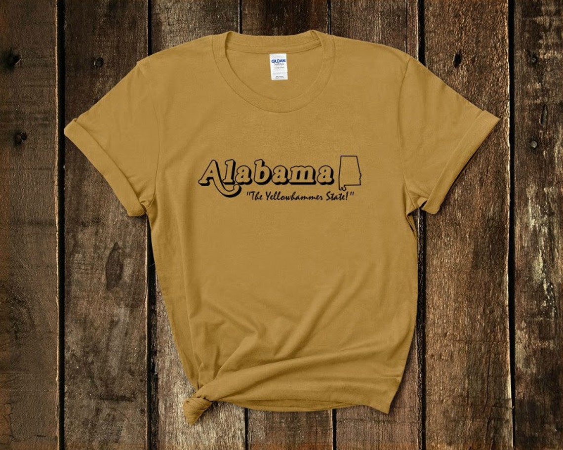 ALABAMA T Shirt ALABAMA Shirt Mens Alabama TShirt Etsy