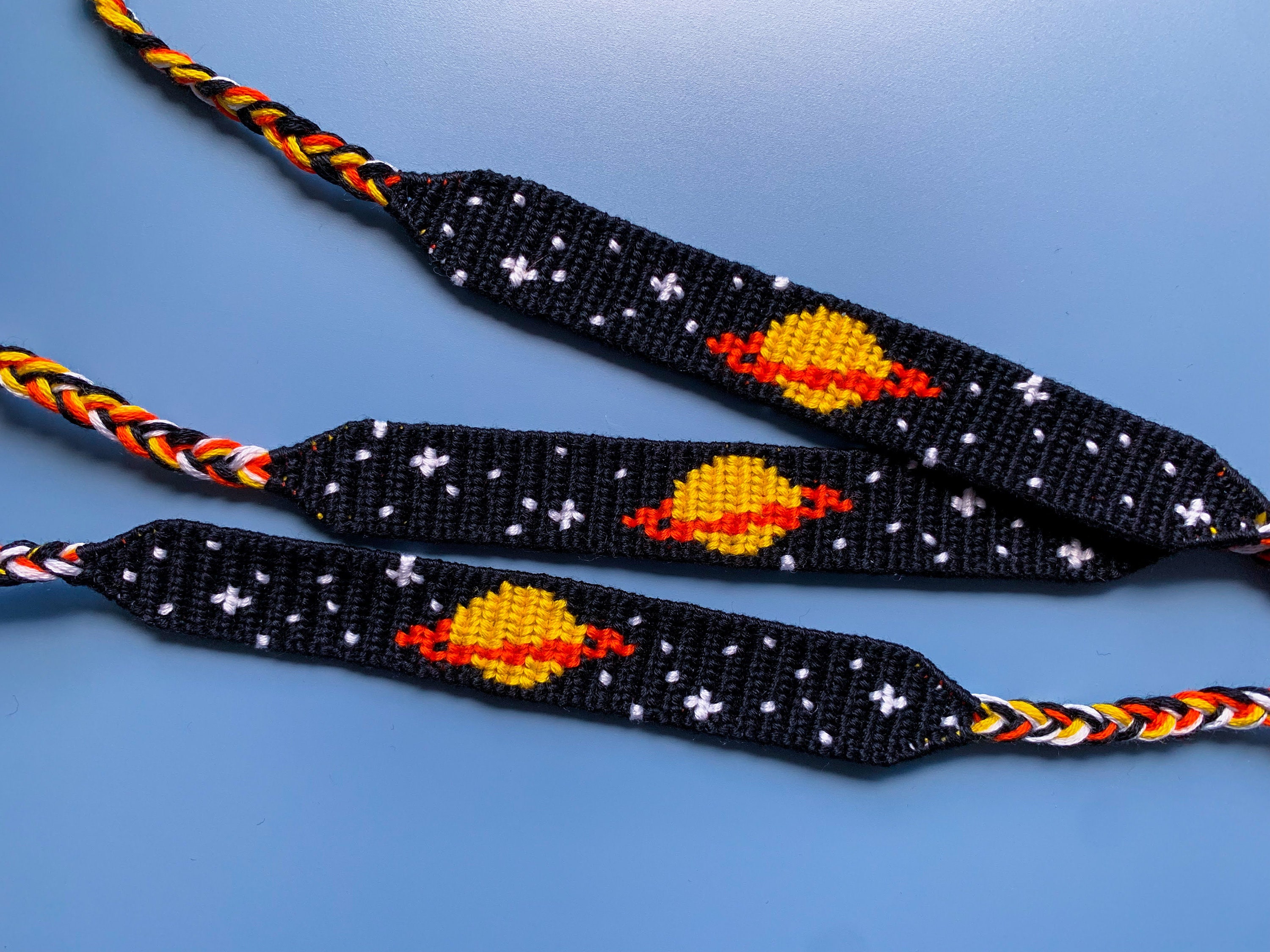 Handmade Space Friendship Bracelet Collection Etsy UK