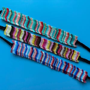 Rag Rug Leftover String Alpha Friendship Bracelets
