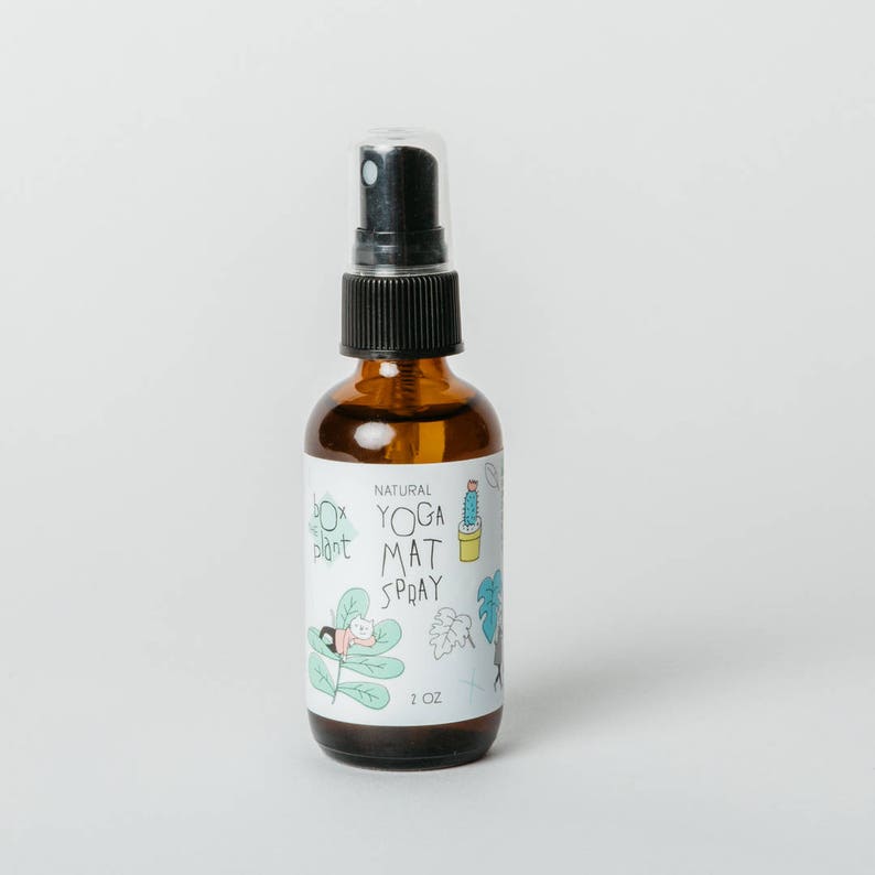Yoga Mat Spray Natural Yoga Mat Cleaner Essential Oil Etsy