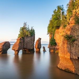 Nature Landscape Photography, Hopewell Rock at Sunrise, Limited Edition ...