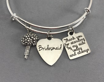 Bridesmaid Gift Ideas - Set of 6 Bracelets - Personalized Jewelry - Wedding Party Gifts - Bridesmaid Gift - Bridesmaid Jewelry