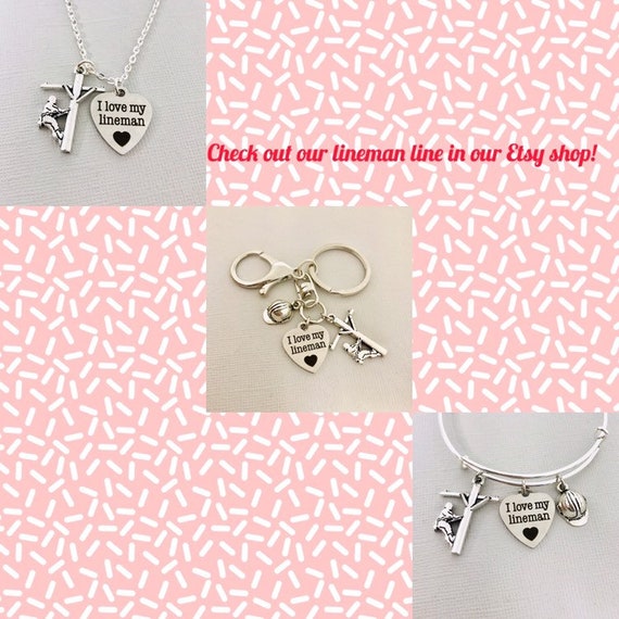 Lineman Necklace Lineman Wife Jewelry 