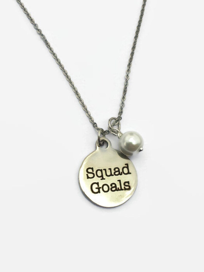 Squad Goals Jewelry Squad Goals Necklace Squad Goals BFF Etsy