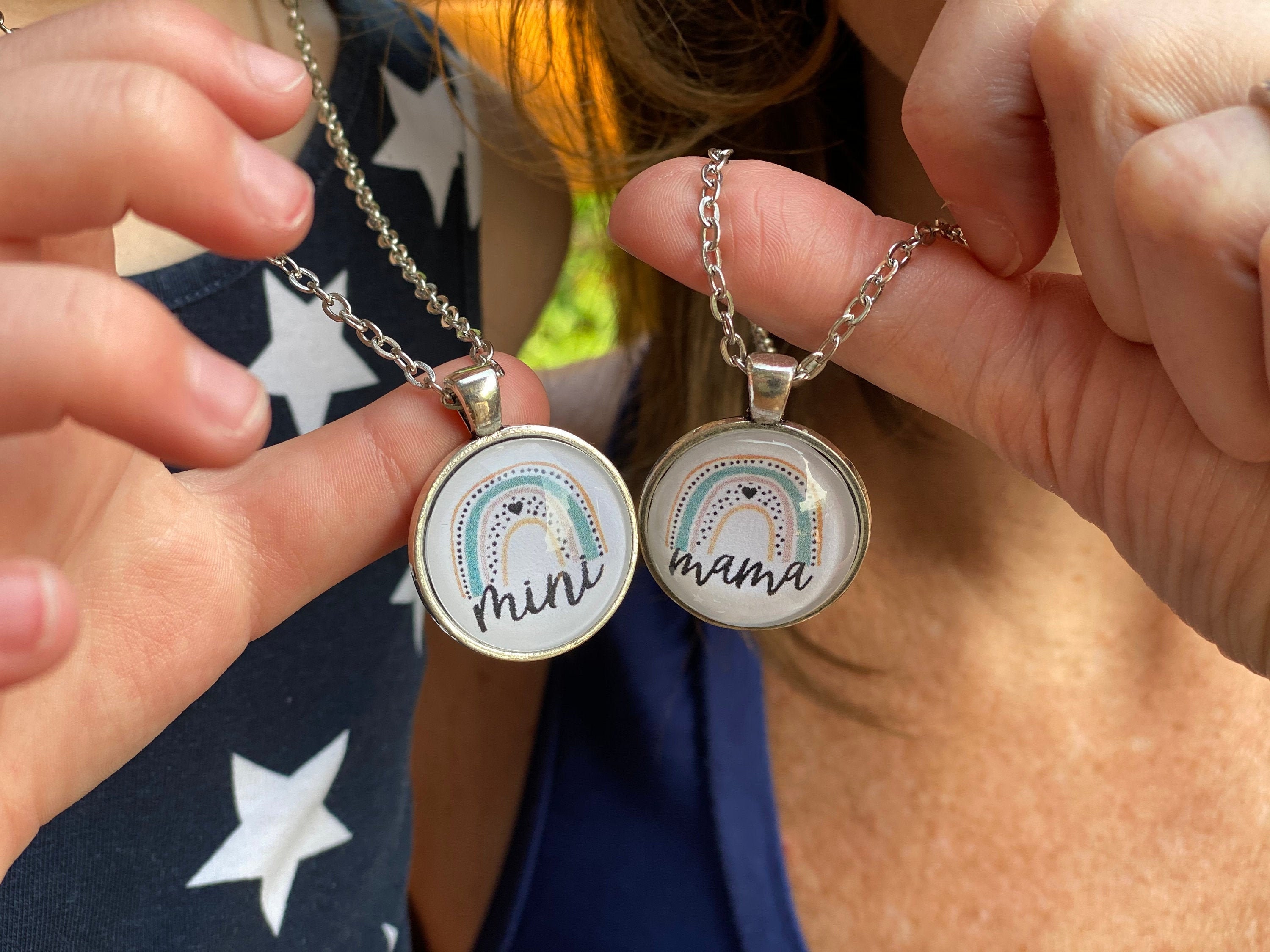 Mama and cheap mini necklace
