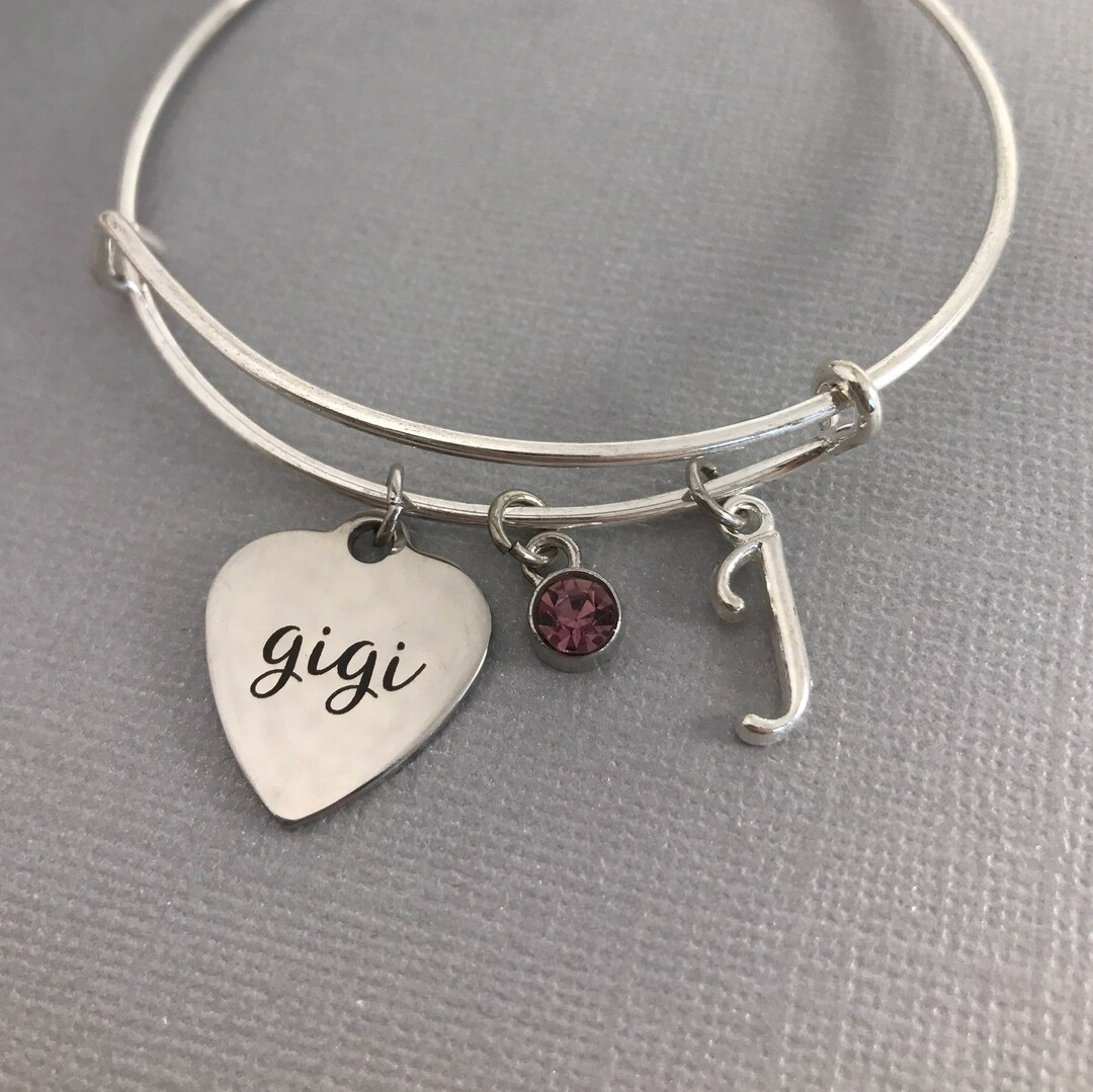 Gigi Keychain – Grandma Heart Charm Jewelry, Gift For Grandma From Grandkids, Mother’s Day, Birthday Present - View #9
