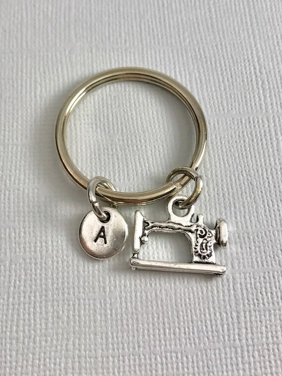 Sewing Machine Keychain Gift for Sewer Sewing Charm Knit Etsy