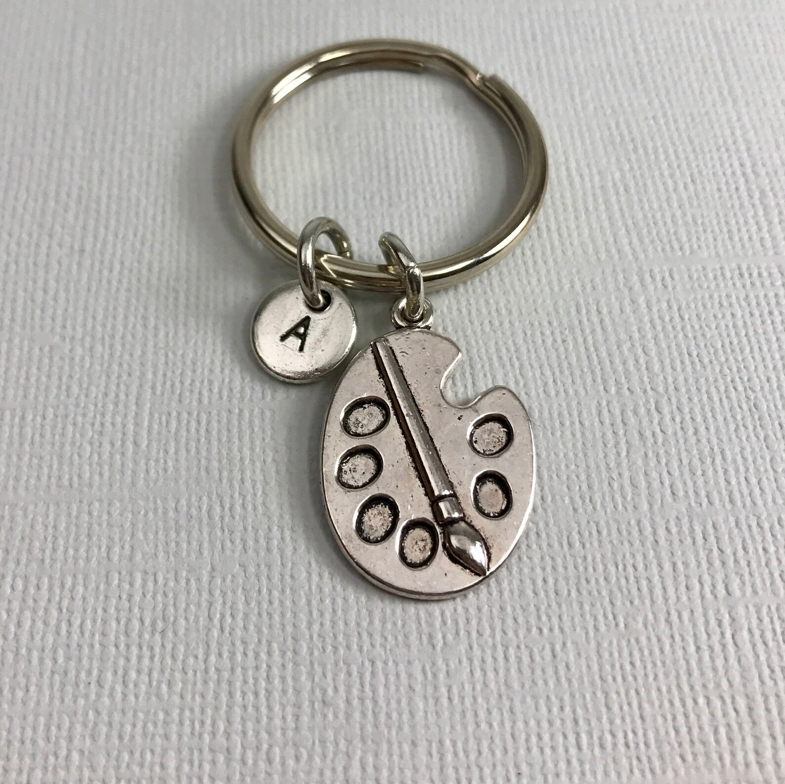 Paint Palette Keychain Gift for Painter Painter Charm Etsy