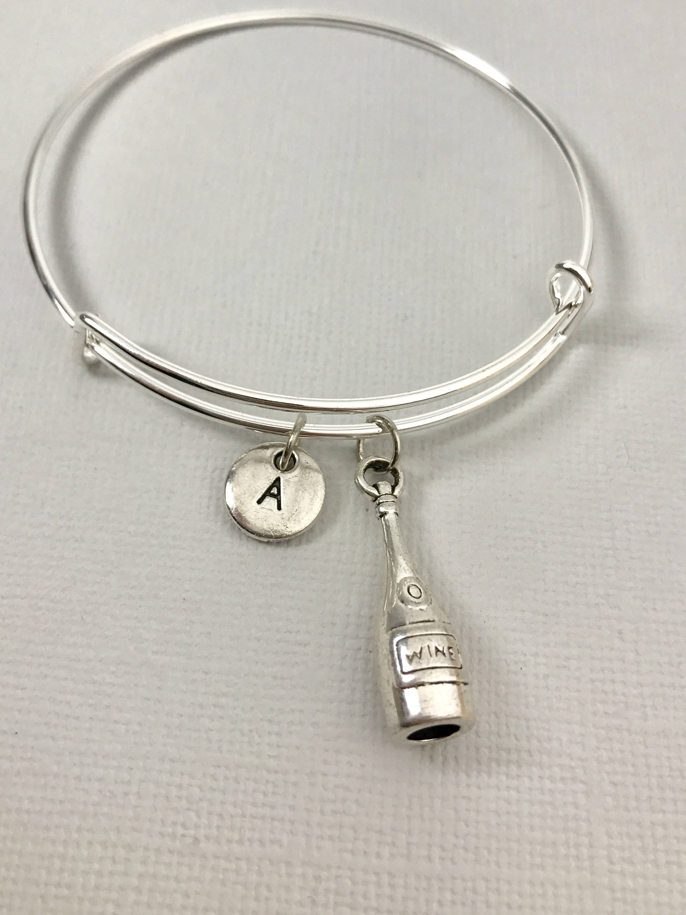 Wine Bottle Bracelet Wine Bottle Jewelry Wine Charm Etsy Australia