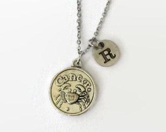Cancer Zodiac Jewelry - Cancer Astrology Jewelry - Cancer - Cancer Necklace - Zodiac Jewelry - Mothers Day  Idea - Gift Under 15 - Zodiac