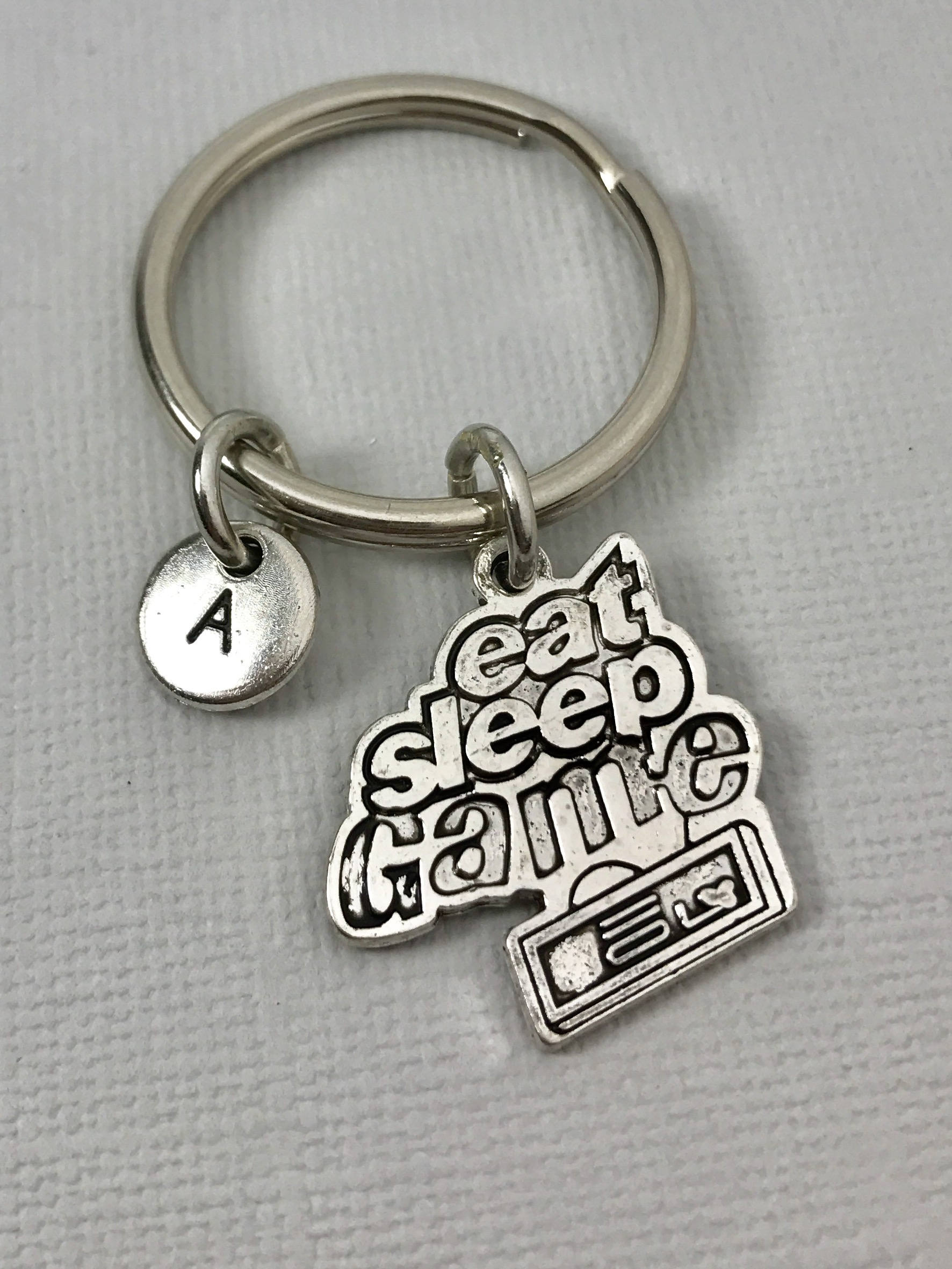 Video Game Keychain Video Gamer Keychain Video Game Charm Etsy