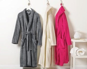Monogrammed Plush Robe
