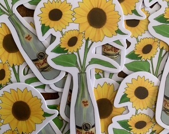 Plant Life Sunflower Sticker