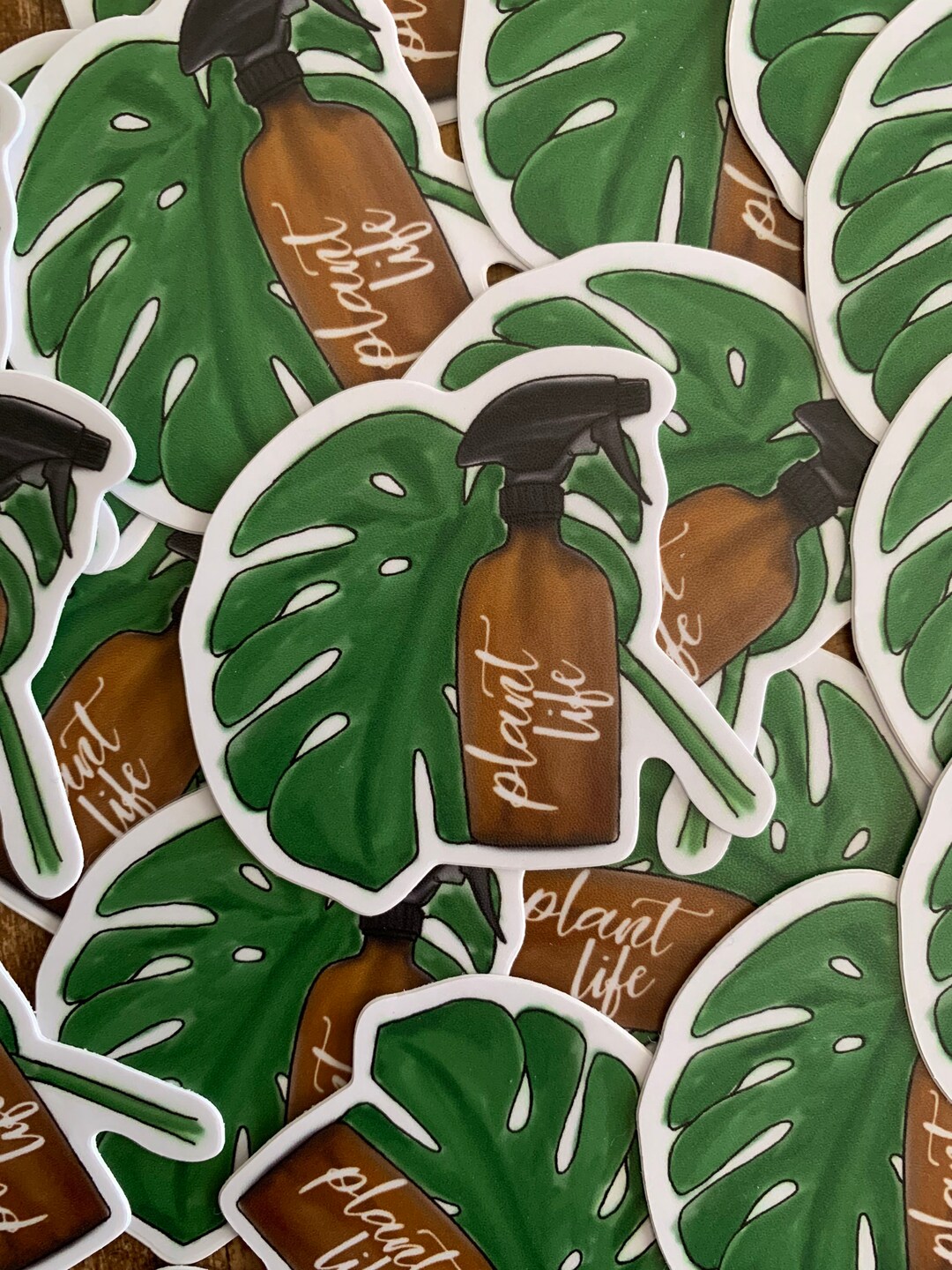 Sticker Pot Life Bottle Spray Plant Life Sticker - Etsy