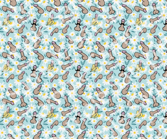 Funny PENIS PATTERN SVG Dick Pattern Digital Product Gag - Etsy