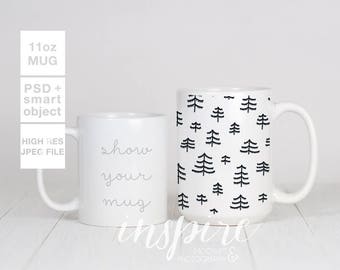 11oz Mug Mockup Bundle Mug Tempalte Custom Mugs Etsy