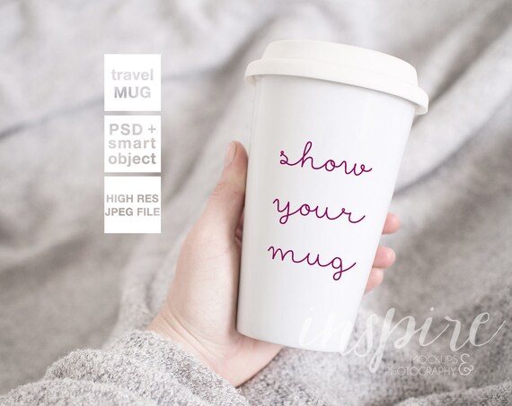 Travel Ceramic Mug Mockup Psd Smart Object Travel Ceramic Mug Mockup Psd Smart Object