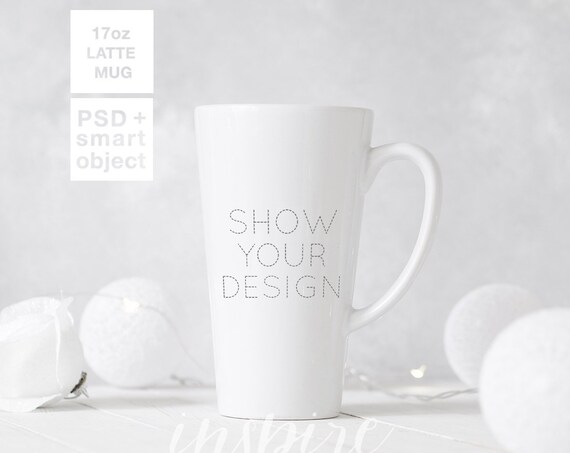 Download 17oz Latte Mug Mockup Psd Smart Object - Free Download ...