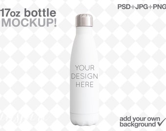 Water Bottle Mockup Clear Bottle Mockup Luxury Water Bottle Etsy