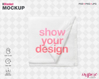 Download Blanket Psd Mockup Etsy