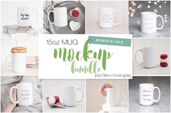 15oz Ceramic Mug Mockup Bundle Styled Mockups 15oz Ceramic Mug Mockup Bundle Styled Mockups