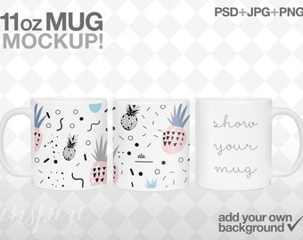 Download Mug Wrap Mockup Etsy