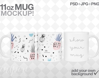 Download Mug Wrap Mockup Etsy