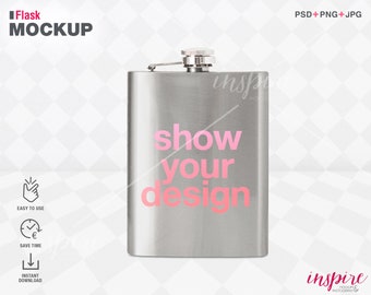 Download Flask Mockup Etsy