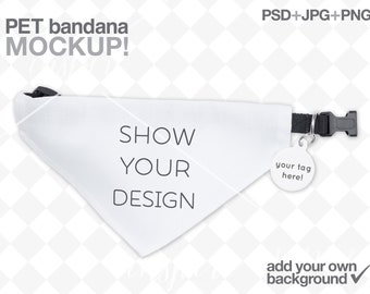 Download Pet Scarf Mockup Etsy