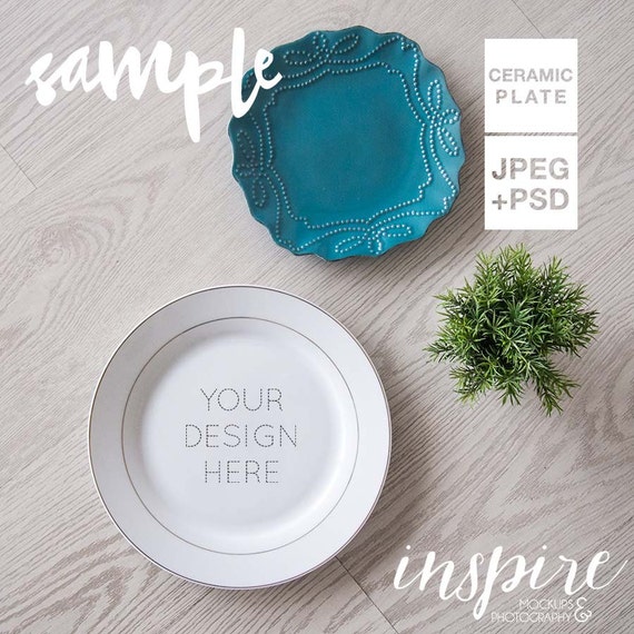 Download Ceramic Plate Mockup Stock Photography Gallery Wall Mockup Etsy