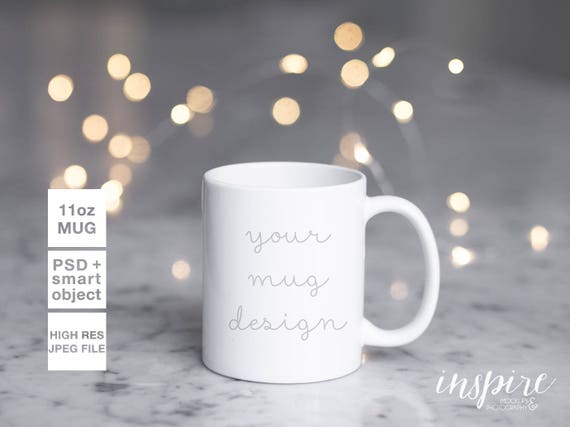 11oz Mug Mockup Psd Smart Object 11oz Ceramic Mug Fairy Etsy