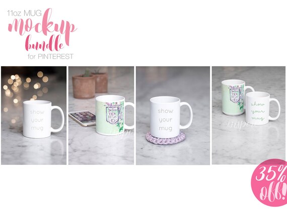 11oz Ceramic Mug Mockup Bundle Styled Stock Mockups Bundle Etsy