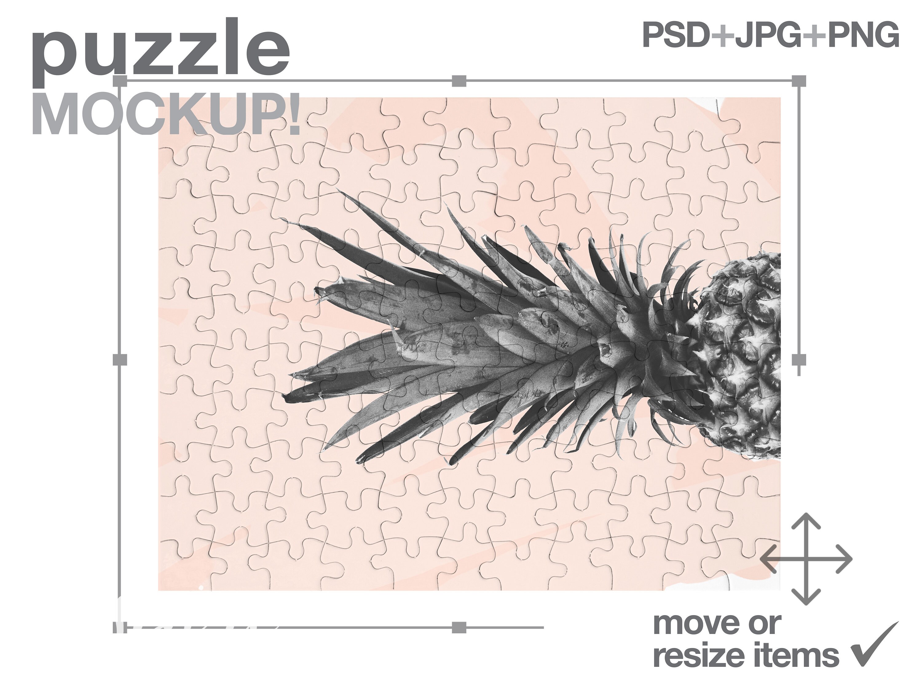 Download 110 pieces Puzzle Mockup / PSD Smart Object / Add your own ...