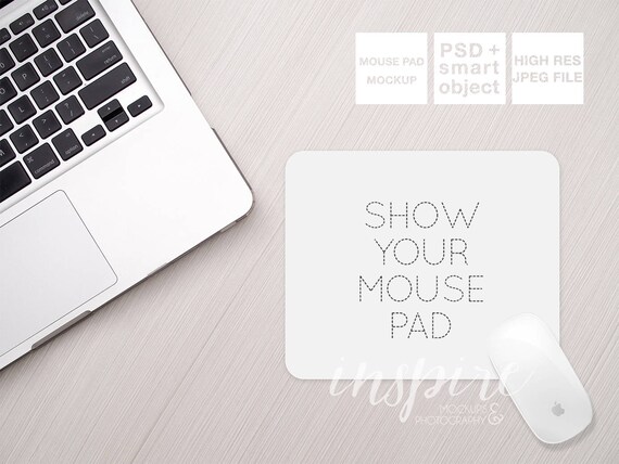 Download 6 X 11 Mousepad Mockup Psd Smart Object Etsy