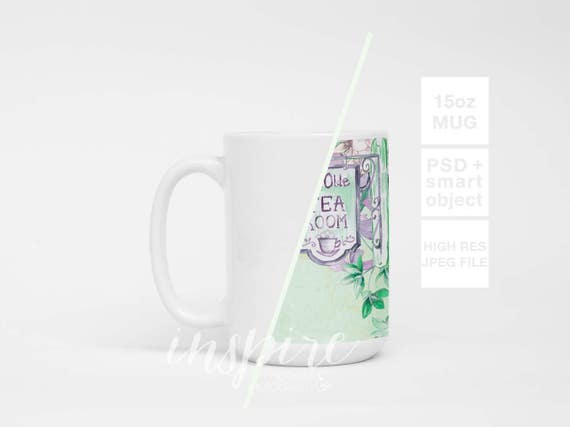 15oz Ceramic Mug Mockup Bundle Styled Mockups White Etsy